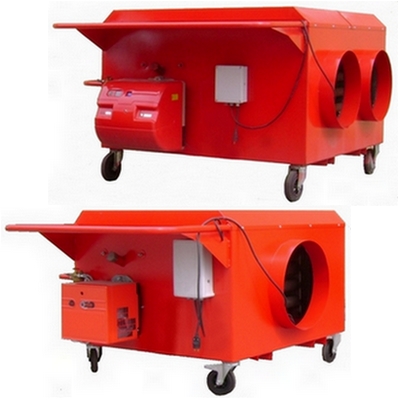 Générateur d'air chaud mobile manuel à gaz - Nevo
